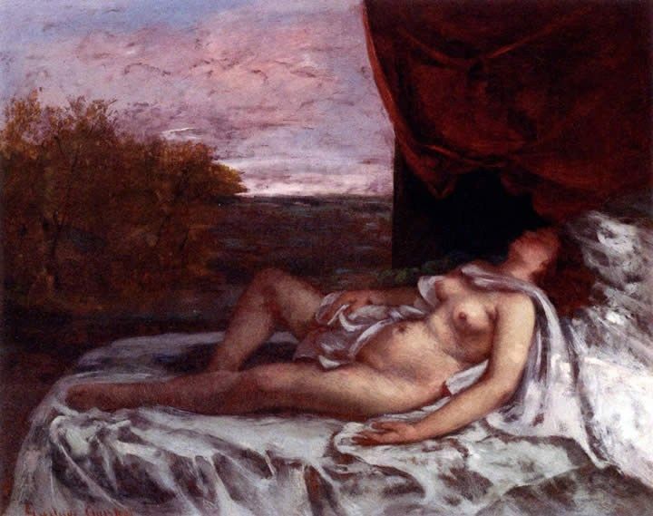 Gustave Courbet Femme Nue Endormie